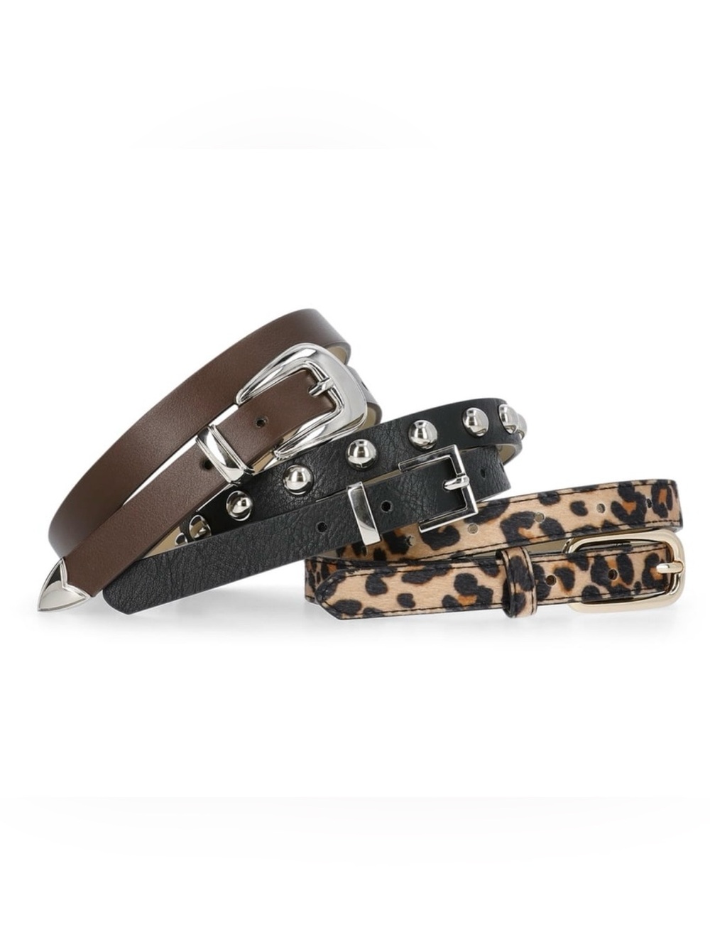 Faux Leather Belt